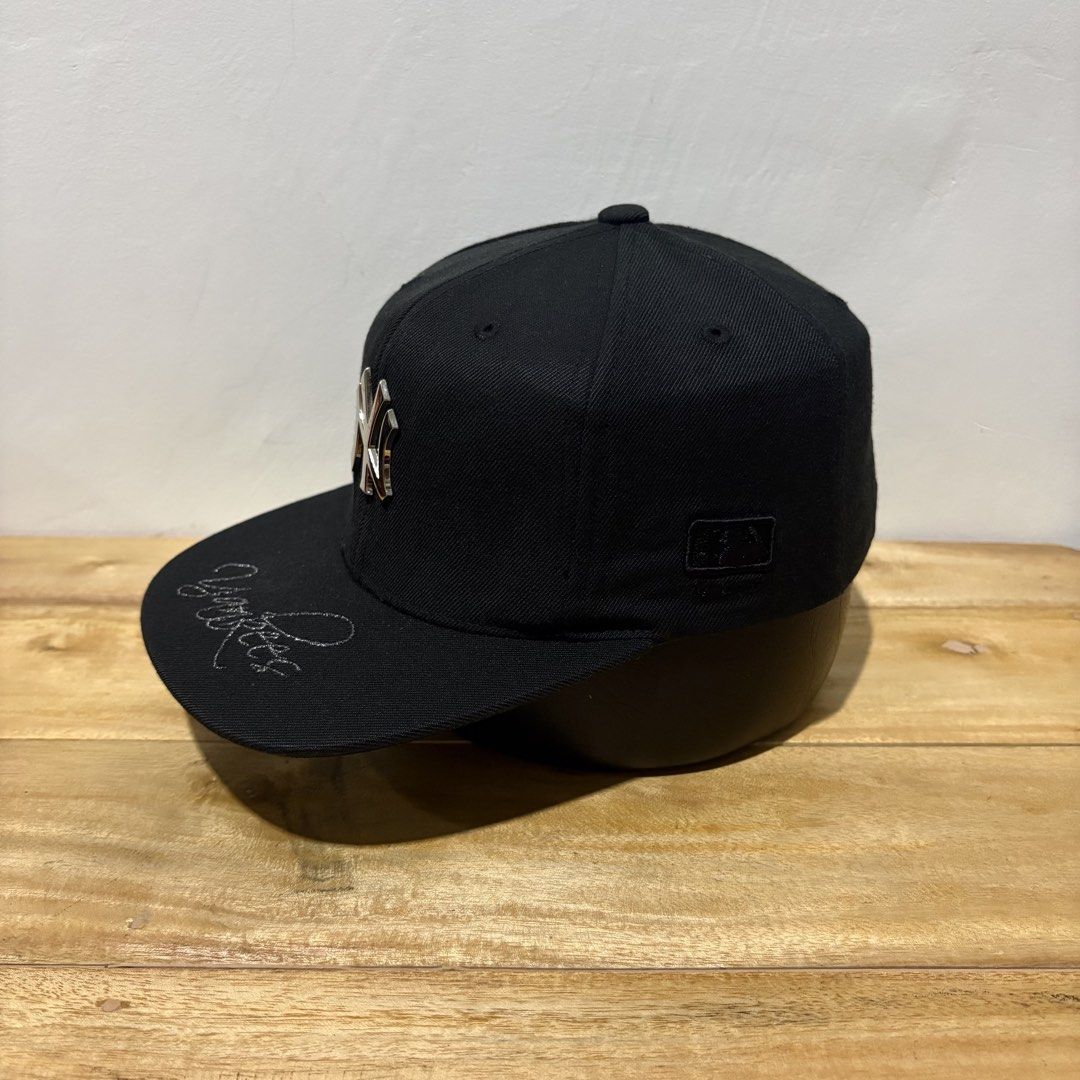 New York Yankees MLB Black Snapback Cap (Category: Caps & Hats) located in Dapitan. Submitted by payt3es_thrift. (Listing ID 1470851620, Image 2). Description: 🧢 NEW YORK YANKEES MLB BASEBALL CAP 🖤⚾ Sleek all-black Yankees design with premium-looking metal logo detail ✅ MLB / Major League Baseball ✅ New York Yankees ✅ Made in Korea 🇰🇷 ✅ Free Size / 50L ✅ Adjustable snapback ✅ Black-on-black colorway ✅ Metal NY logo at the front ✅ Yankees scri