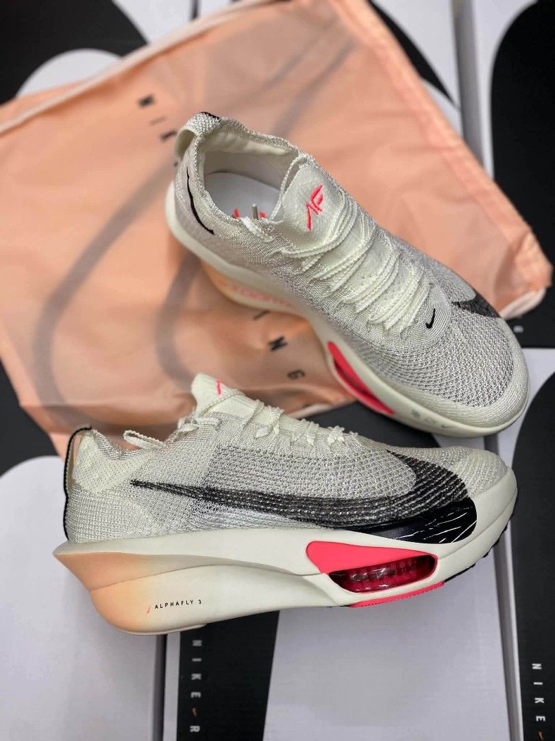 Nike Alphafly 3 Sail Crimson Tint (Category: Sneakers) located in Manila. Submitted by soledout_kicks (Listing ID 1470761229, Image 1). Description: NIKE ZOOM ALPHAFLY 3 Available Sizes: 👣 36 | 37 | 38 | 39 | 40 | 41 | 42 | 43 | 44 | 45 📸 Actual photos posted 📦 Ready stock available 🛵 FREE Shipping ✅ Wholesale & Bulk Orders Welcome (FB Group) ✅ Same-Day Delivery Available (Lalamove) ✅ Nationwide Shipping Available 📩 Message SOLED OUT KICKS f