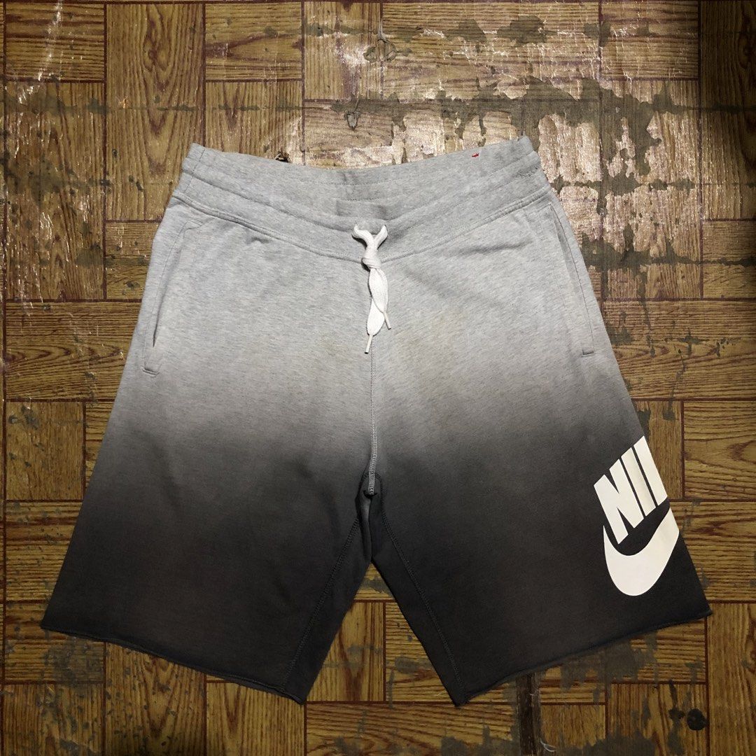 NIKE ALUMNI FADE LIGHT KNIT SHORT (Category: Shorts) located in Dasmarinas. Submitted by corenyxmessy_3rd_account (Listing ID 1470905386, Image 2). Description: waist - 30 to 36 length - 22.
