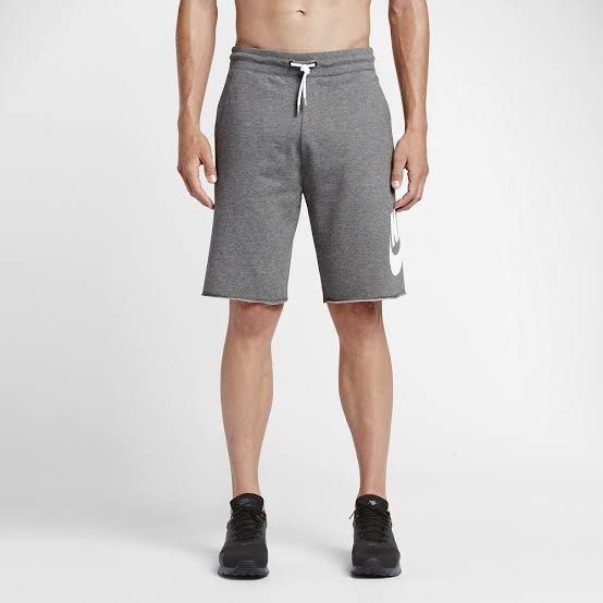 NIKE ALUMNI SHORTS GREY (Category: Shorts) located in Cavite. Submitted by second_story_ph (Listing ID 1470836603, Image 2). Description: NIKE ALUMNI SHORTS GREY Red Tag Size: Medium 15” Waistline Stretchable 19” Length Condition: Excellent to New.