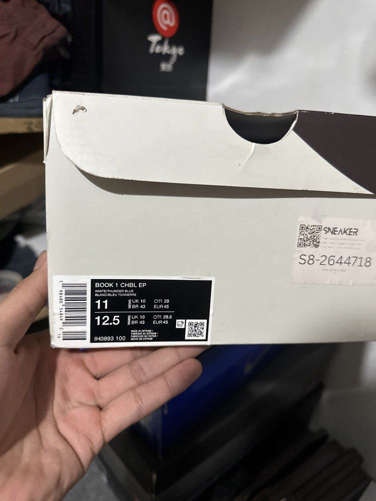 nike book 1 size 11 (Category: Sneakers) located in Marikina City. Submitted by joshzilla (Listing ID 1470900454, Image 2). Description: dbook 1 chbl lightly used 4x complete 3.5k onlt.