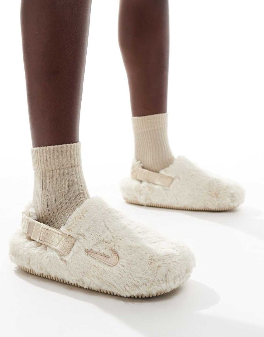 Nike Calm Mules Fur (Category: Slippers & Slides) located in Baguio. Submitted by maxguntaniii (Listing ID 1470916784, Image 1). Description: - Brand New - Size 42 EUR - No box.