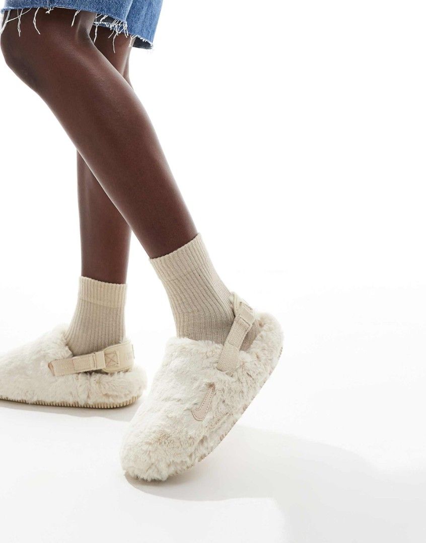 Nike Calm Mules Fur (Category: Slippers & Slides) located in Baguio. Submitted by maxguntaniii (Listing ID 1470916784, Image 3). Description: - Brand New - Size 42 EUR - No box.