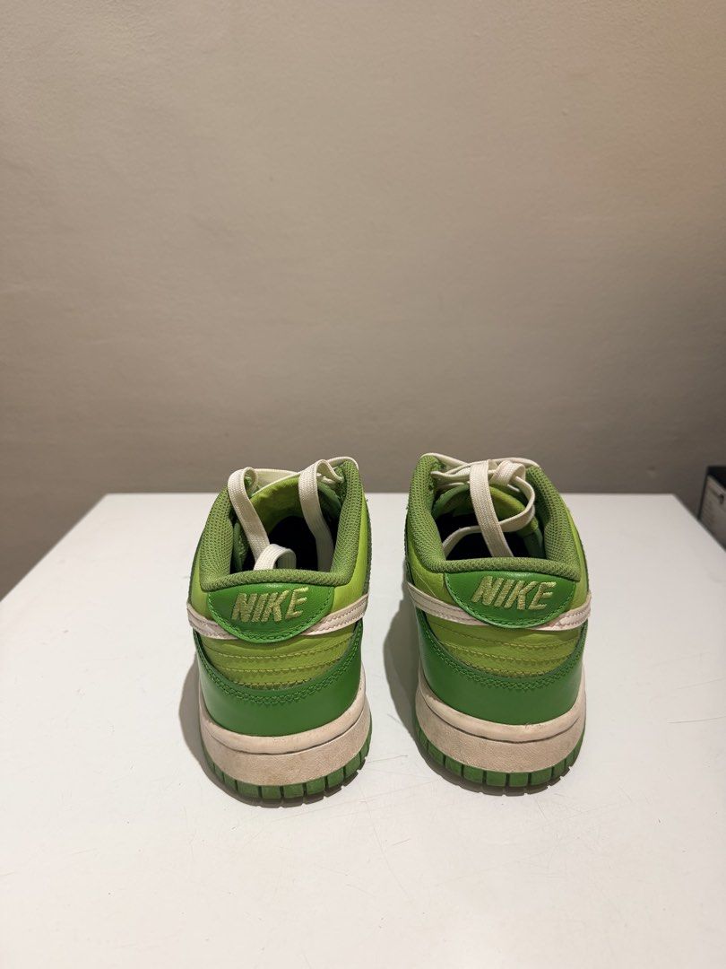 Nike Dunk low - "chlorophyll" Green Calf leather (Category: Sneakers) located in Taytay. Submitted by chloweann (Listing ID 1470821394, Image 2). Description: SIZE: US 37/24 cm BRAND: Nike dunk low in chlorophyll USED Perfect condition.