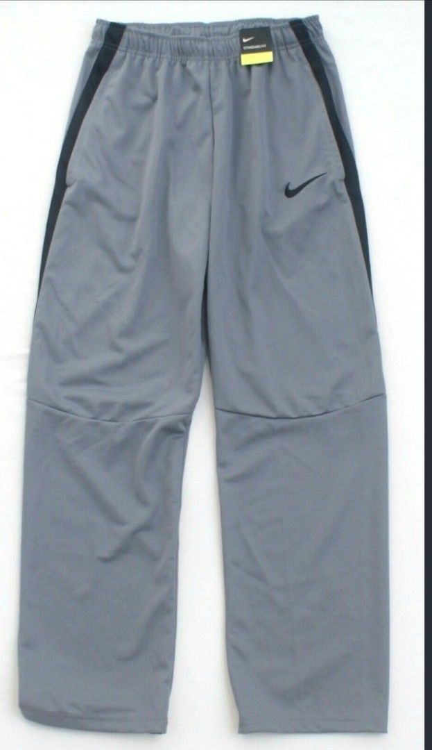 Nike Gray Athletic Pants Sweatpants (Category: Joggers) located in Paranaque City. Submitted by calm_youngstore7 (Listing ID 1470766615, Image 1). Description: LAST PIECE SALE! SIZE 3XL - Brand new with tags (BNWT) - Color: Gray with stylish black side stripes - Comfort fit: Elastic waistband with adjustable drawstring - Signature look: Embroidered Nike swoosh logo on the left leg - Fit: Standard fit for everyday comfort and athletic use.