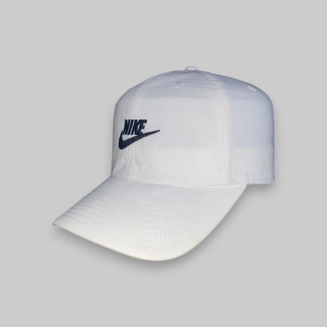 NIKE SWOOSH HERITAGE 86 WHITE CAP (Category: Caps & Hats) located in Quezon. Submitted by ejay.thrift.clothes (Listing ID 1470703526, Image 2). Description: FREE SHIPPING AUTHENTIC ONE SIZE FITS MOST NO ISSUE COLOR RATE: 10/10 AS NEW CONDITION FRESHLY WASHED READY TO WEAR # 636.