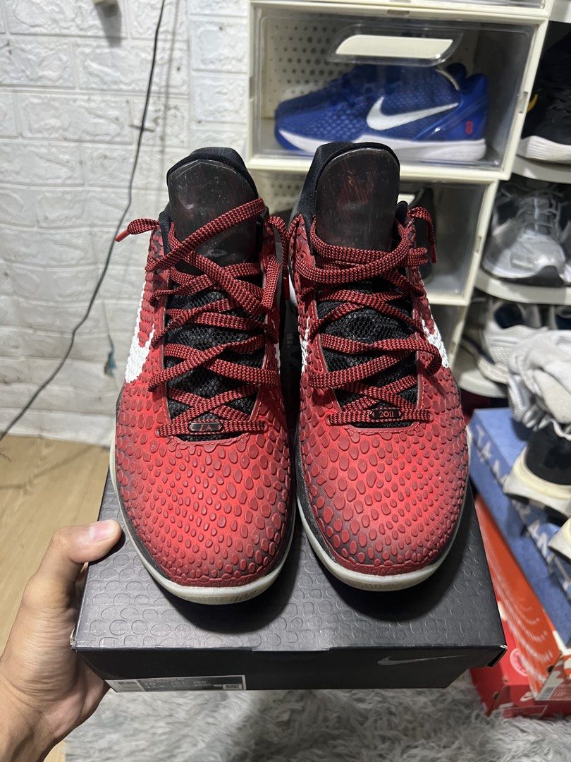 Nike Kobe VI Protro Bright Crimson Black Size 10 (Category: Sneakers) located in Manila. Submitted by galfredca71333 (Listing ID 1470792203, Image 1). Description: - Model: Nike Kobe VI Protro - Colorway: Bright Crimson and Black with white swoosh and red laces - Size: US Men's 10 (UK 9 / EUR 44 / CM 28) - Condition: Clean pair, well-maintained - Inclusion: Original box with tag details included - Availability: Ready to ship or meet up for deals.