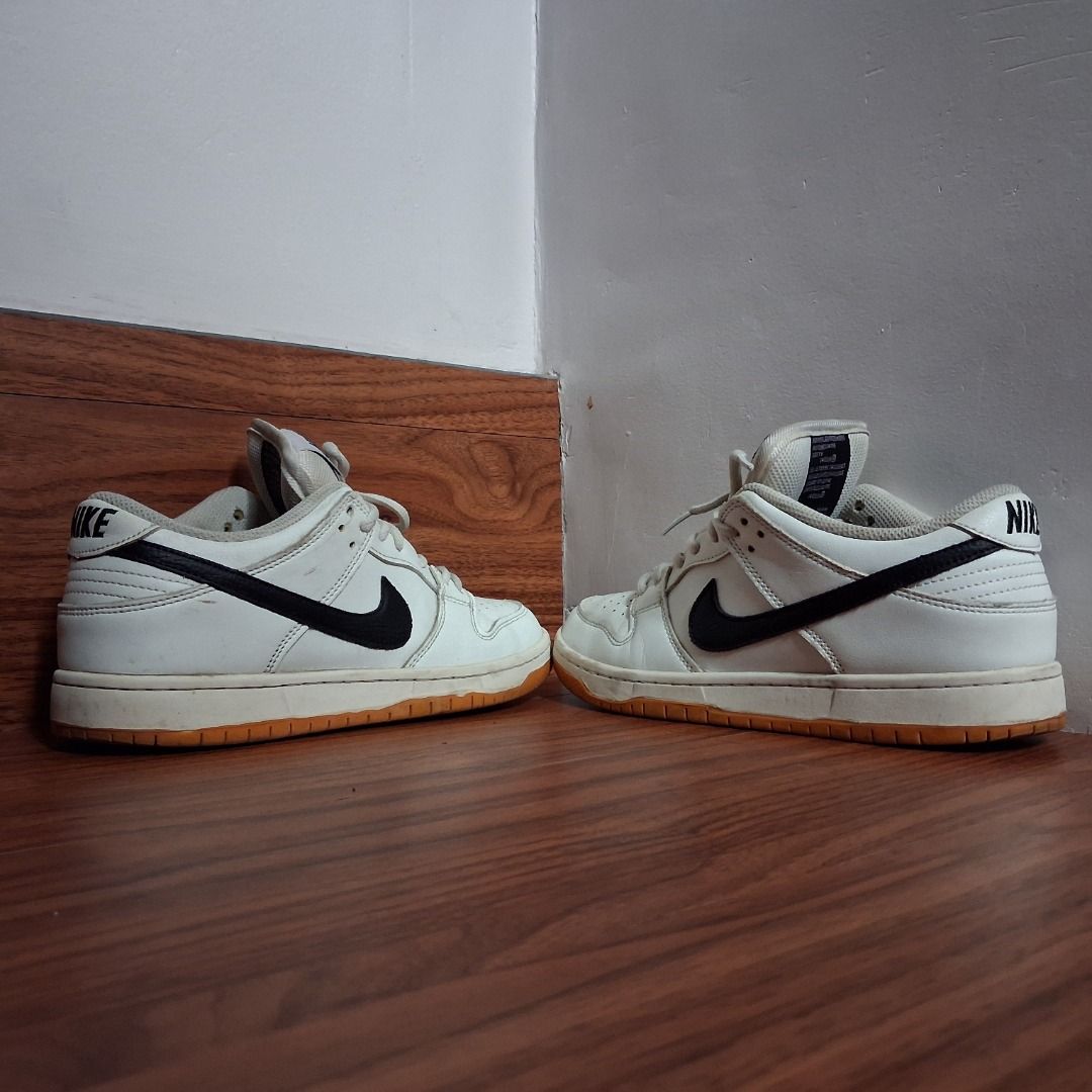 Nike SB Dunk Low White Black Gum (Category: Sneakers) located in Quezon City. Submitted by 357oclock (Listing ID 1470797442, Image 2). Description: Welcome to 357 O'clock, we sell sportswear & streetwear garments to satisfy your lifestyle needs. 🚚 Ships within 24 hours nationwide and international 💯 100% Objective item condition disclosure 👌 Excellent customer service 🐈 Cat friendly.