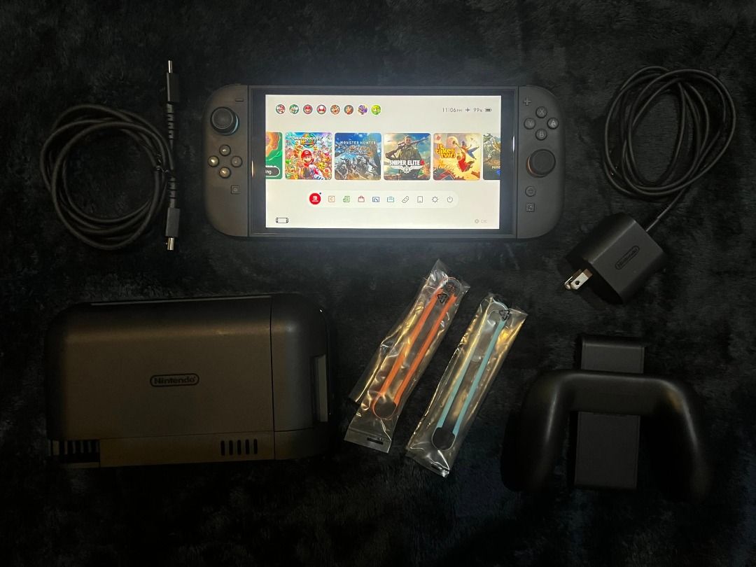 Nintendo Switch console with games and accessories (Category: Nintendo) located in Caloocan City. Submitted by goldenocean_4fe43f (Listing ID 1470835420, Image 3). Description: 🎮 FOR SALE: NINTENDO SWITCH 2 CONSOLE + GAMES (SOLD SEPARATELY) 🎮 💰 CONSOLE PRICE: ₱18,000 📦 With Original Box, Complete Accessories 🎮 NINTENDO SWITCH 2 INCLUSIONS: ✅ 1× Nintendo Switch 2 Console ✅ 1× Joy-Con 2 (Left) ✅ 1× Joy-Con 2 (Right) ✅ 1× Nintendo Switch 2 AC A