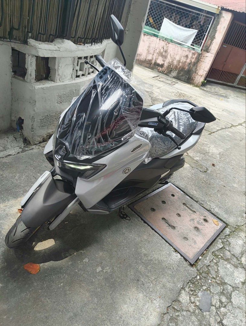 NMAX V3 Tech max 2026 (Category: Motorbikes for Sale) located in Pasig City. Submitted by abzdk (Listing ID 1470870401, Image 1). Description: NMAX V3 Tech max 2026 Color: Ceramic Gray 3 weeks old LTO registered with plate number 27 km odo all stock.