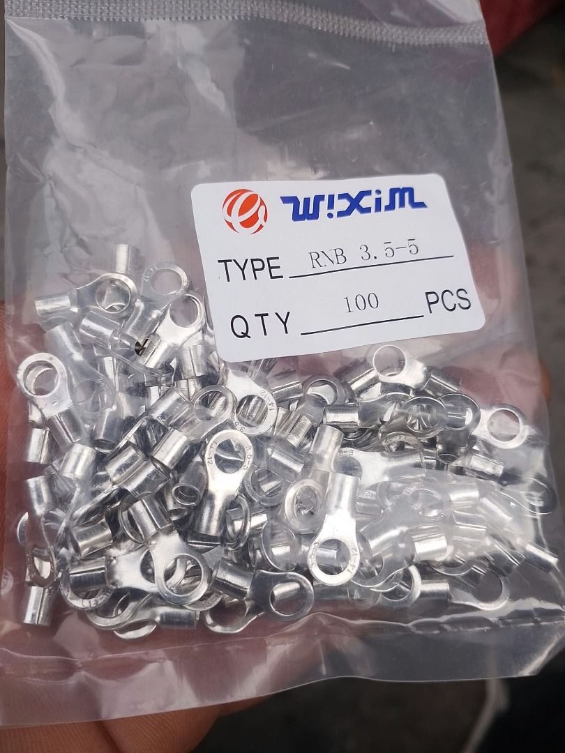 Non Insulated Terminal Lugs Ring type RNB3.5-5 (Category: Home Improvement Tools & Accessories) located in Manila. Submitted by joeyroque09 (Listing ID 1470799907, Image 3). Description: Non Insulated Terminal Lugs Ring type RNB3.5-5.