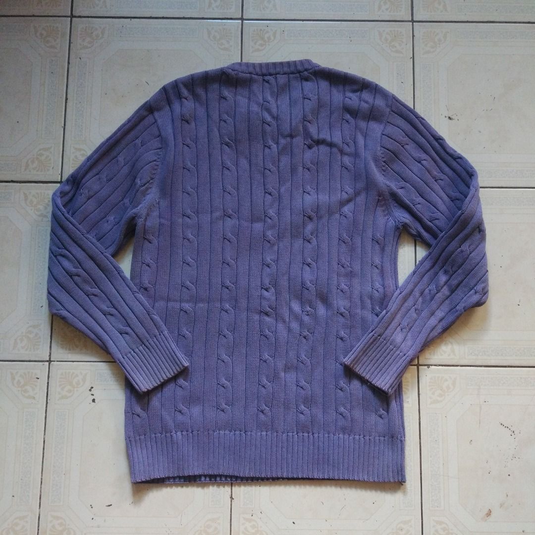Nordic Casual Cable Knit Sweater S (Category: Coats, Jackets and Outerwear) located in Pasay City. Submitted by denimdude.ph (Listing ID 1470833404, Image 2). Description: fades, last pics.