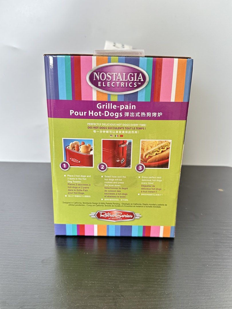 Nostalgia Electrics - Hotdog Toaster (Category: Ovens & Toasters) located in Manila. Submitted by msjanica (Listing ID 1470787426, Image 3). Description: - brand new and sealed. - pwede pang regalo/gamitin sa business. rfs: not needed. 📍Location: Pandacan, Manila. — can ship nationwide via j&t. (shipping fee to be shoulder by the buyer).