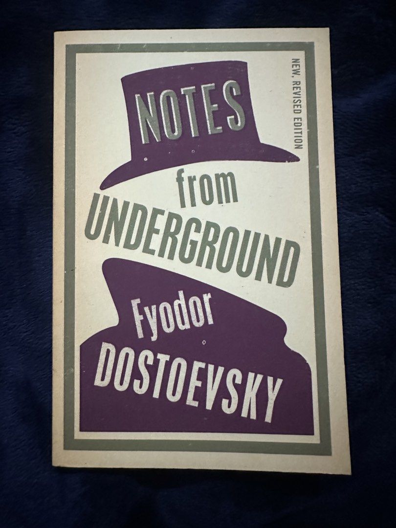 Noted from Underground by Fyodor Dostoevsky (Category: Storybooks) located in Caloocan City. Submitted by heraki (Listing ID 1470722628, Image 1). Description: - good condi - bought in fully booked rfs:need funds mod: jnt or lalamove mop: gcash dm for more inquiries :).