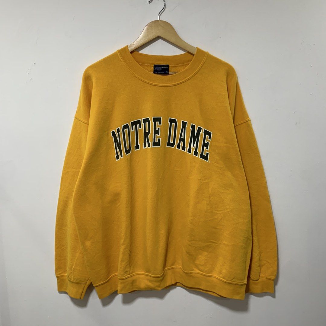Notre dame arc (Category: Hoodies) located in Cavite. Submitted by yobubsss (Listing ID 1470915305, Image 1). Description: Size XL boxy 27w 28L Good condition No issie.