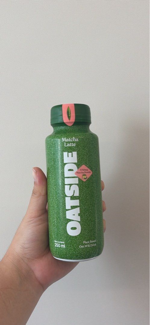 Oatside Matcha Latte 250ml (Category: Health Food, Drinks & Tonics) located in Taytay. Submitted by courtsidecloset (Listing ID 1470768607, Image 1). Description: 75 each minimum 5pcs Loc makati.