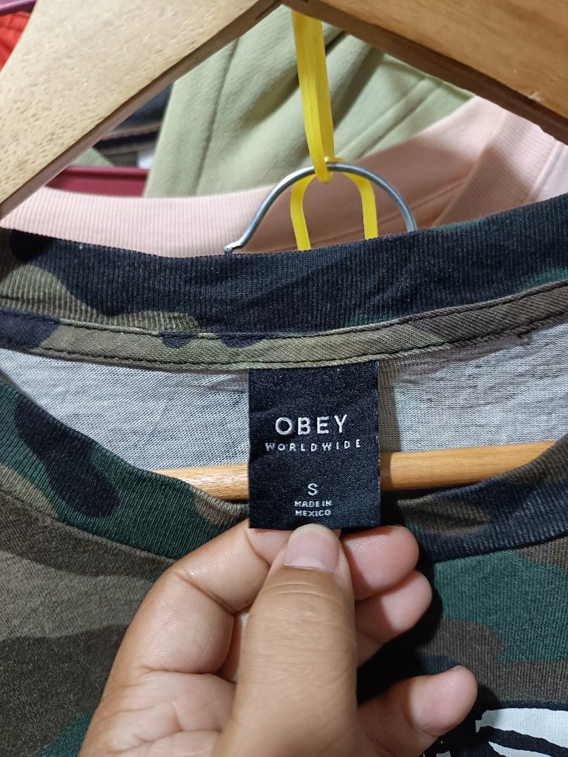 Obey Camouflage Longsleeve (Category: Tshirts & Polo Shirts ) located in Cebu City. Submitted by negotiableprice22 (Listing ID 1470888402, Image 3). Description: Obey camouflage Obey Long sleeve skate brand Dimes Width 21.5 inch Length 28 inch available accepting offers.