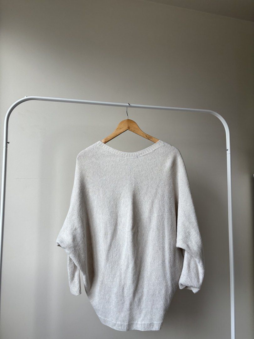 Off White Uniqlo Knit Cardigan (Category: Longsleeves) located in Taguig. Submitted by curatedbyk_ (Listing ID 1470861759, Image 2). Description: S on tag Fits XS - S Slight stretch * No cancellation / return due to item doesn’t fit etc. (Condition & sizing are always well informed.) * Joy reservers / offer = blocked. * All items are cleaned and ready to wear. * Lalamove shipping only / meetup. .