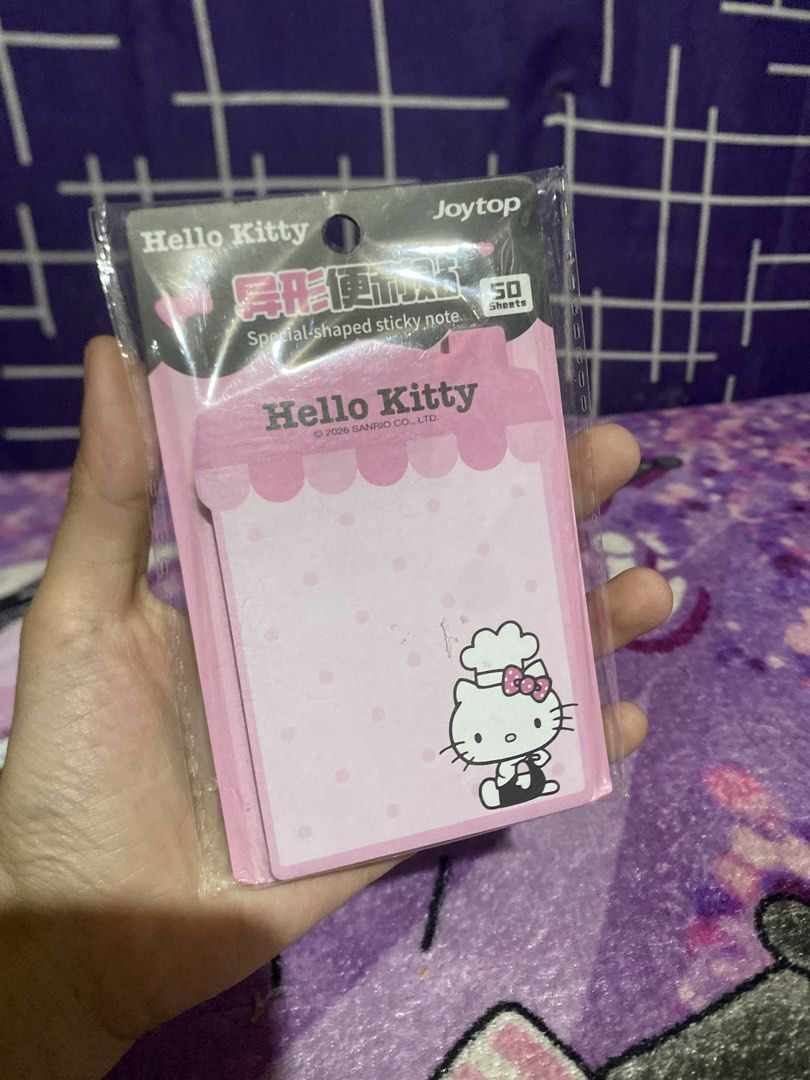 Official/ Licensed Hello Kitty Sticky Notes (Category: Stationery & School Supplies) located in Bulacan. Submitted by cute.finds.ph (Listing ID 1470756037, Image 3). Description: —₱70 each.