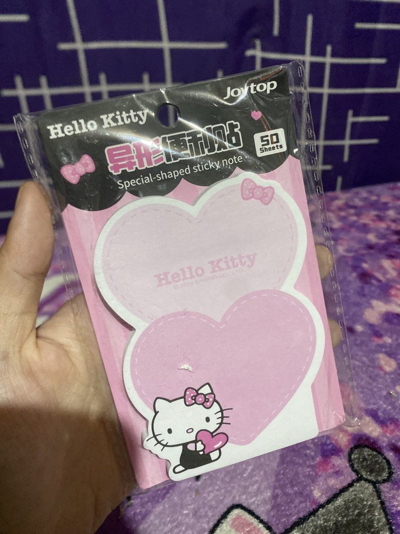 Official/ Licensed Hello Kitty Sticky Notes (Category: Stationery & School Supplies) located in Bulacan. Submitted by cute.finds.ph (Listing ID 1470756037, Image 2). Description: —₱70 each.