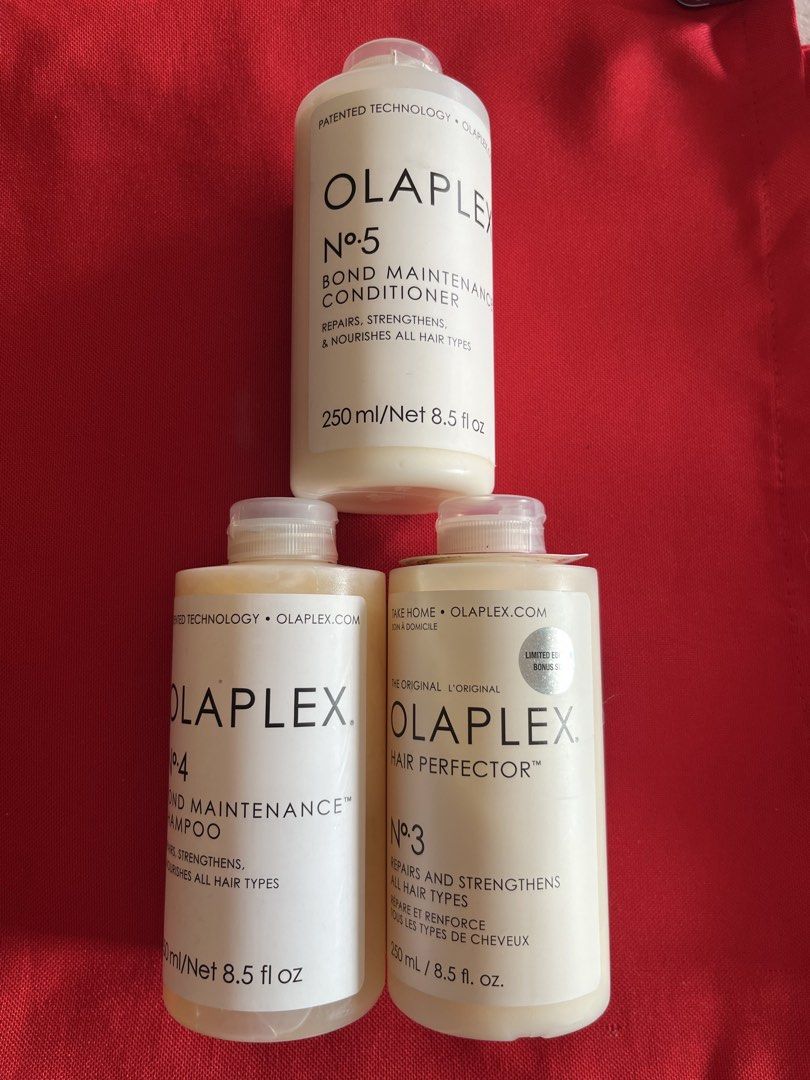 OLAPLEX 250ML (Category: Hair) located in Manila. Submitted by luxeclassyshop (Listing ID 1470799873, Image 2). Description: OLAPLEX 250ML NO3 250ml 2pcs NO4 250ml 5pcs No5 250ml 3pcs .