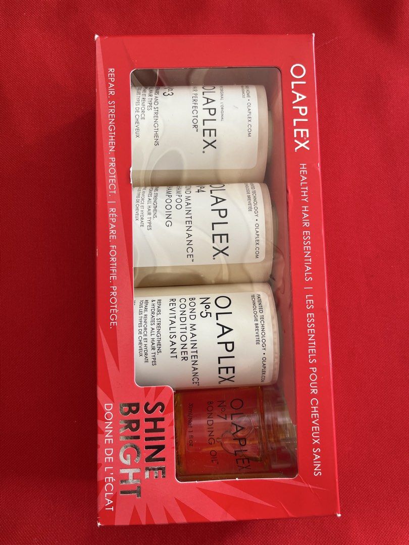 OLAPLEX NO 3 4 5 7 SET (Category: Hair) located in Manila. Submitted by luxeclassyshop (Listing ID 1470810144, Image 2). Description: OLAPLEX NO 3 4 5 7 SET No 3 100ml No4 100ml No5 100ml No 7 30ml Set.