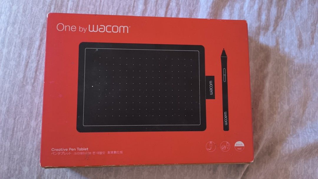 One by Wacom Creative Pen Tablet CTL-472 (Category: Desktops) located in Talisay. Submitted by stagg17 (Listing ID 1470767289, Image 1). Description: One by Wacom creative pen tablet, model CTL-472. Black and red color scheme. Tablet is still in good shape with normal signs of wear. The cover sticker is matte. It still has the original box, pen, manual, and all the replacement pen tips. The sale includes: •Wacom CTL-472 Tablet •All of it's access
