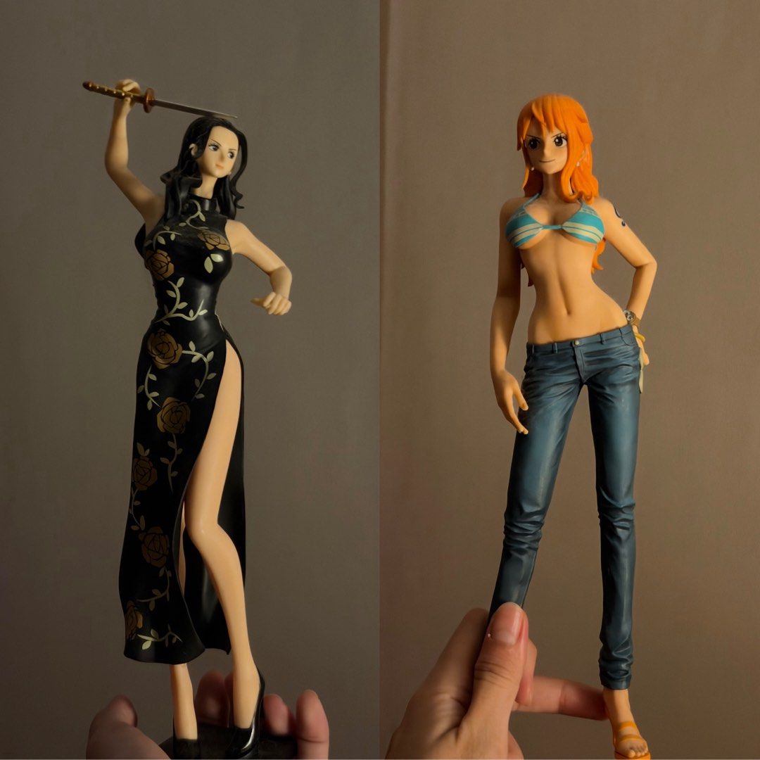 One Piece Anime Figures Nico Robin and Nami (Category: Figurines & Statues) located in Paranaque City. Submitted by rianas_stuff (Listing ID 1470925292, Image 1). Description: - Set of 2 detailed One Piece PVC figures (Sold as a pair) - Robin figurine with box, Nami no box.