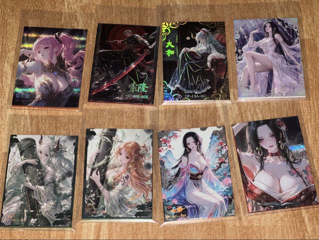 One Piece Collectible Cards (Category: Card Packs) located in Pasig City. Submitted by scarletden (Listing ID 1470876894, Image 1). Description: Take all - has repeat cards Cards from different series Loc:Pasig Shipping shoulder by buyer.