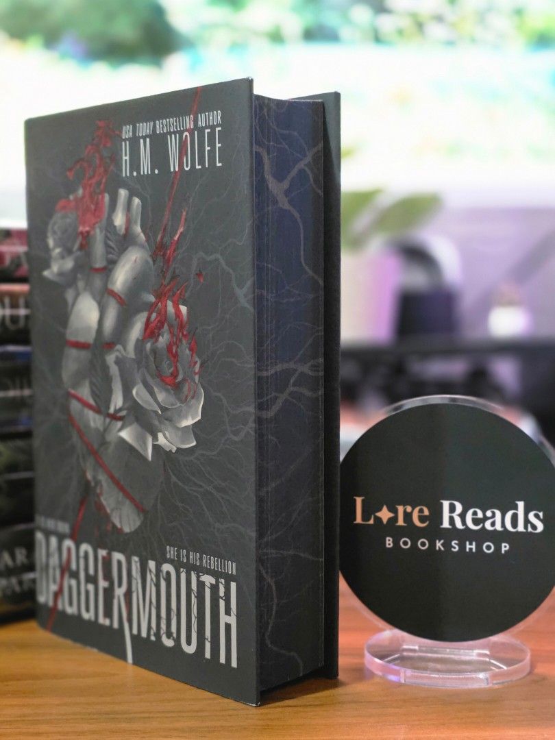 [ONHAND] Daggermouth by H.M. Wolfe (Deluxe Edition) (Category: Storybooks) located in Bulacan. Submitted by sophscorner (Listing ID 1470830153, Image 1). Description: ✦ US Hardcover ✦ Brand New ✦ Sprayed Edges ∘₊✧────✧₊∘ ✨ Comment or DM to order 📌 Strictly no cancellations 💵 One-time full payment only 🏦 Maribank / Bank Transfer (UB/BPI) 🚚 J&T / Lalamove ❗️Bogus buyers & joy miners will be banned from the shop 📚 Price, condition, and other im