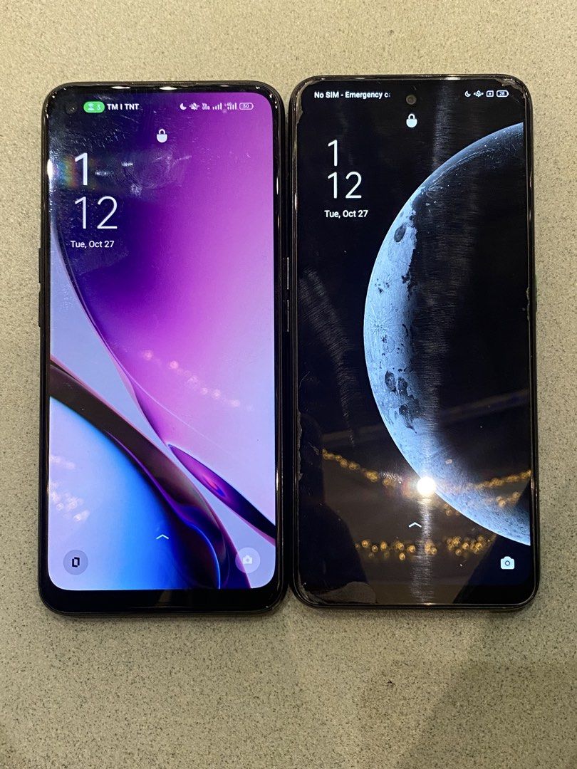 Oppo A55 & Oppo F27 Pro 5g (Category: OPPO) located in Paranaque City. Submitted by sunnycloud_ (Listing ID 1470751983, Image 2). Description: For Sale Only! Selling both phones together. Oppo A55 Starry Black Helio G35 Octa Core 4gb/64gb With Box Oppo F27 Pro 5g Midnight Navy Qualcomm Snapdragon 665 8gb/256gb Unit Only Honest Issue: Lagging (A55), Slight lag but smooth sa codm (F27) PM for pics and other details. Rfs: di na ginagamit, need cash.