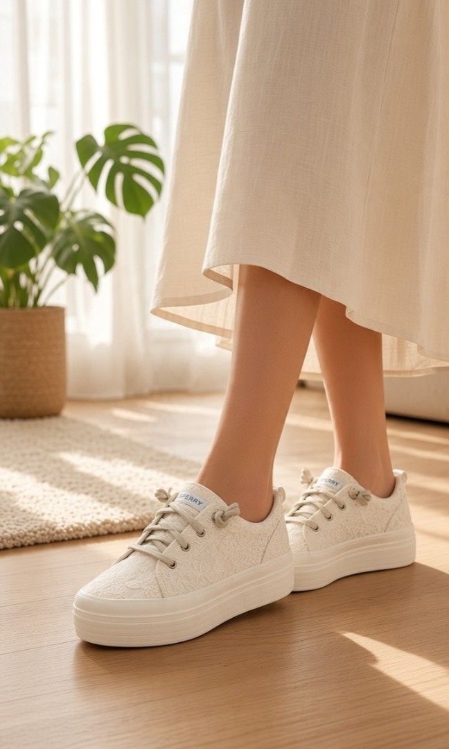 ORIG SPERRY CREST VIBE PLATFORM SNEAKERS (Category: Sneakers) located in Las Pinas. Submitted by annachiaonair2037 (Listing ID 1470772215, Image 1). Description: ORIG SPERRY CREST VIBE PLATFORM SNEAKERS BOUGHT FROM OUTLET IMPULSE BUYING NOT WORN SIZE 7.5 with Box SO PRETTY RFS: CHANGED MY MIND😀 NO LOW BALLERS, NSA 3500 PA SA STORE TO Disclaimer: I am not affiliated with, associated with, or authorized by any of the brands featured posted. Any me
