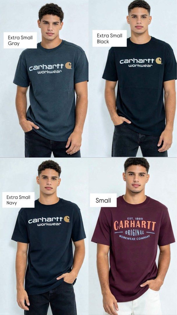 Original Carhartt Shirts (Category: Tshirts & Polo Shirts ) located in Santa Rosa. Submitted by miqboutique (Listing ID 1470866149, Image 3). Description: Carhartt Shirts Prices ranges from ₱1,499-₱1,699 + SF • Ready to ship • Guaranteed Original Fb page: Miq's Boutique.