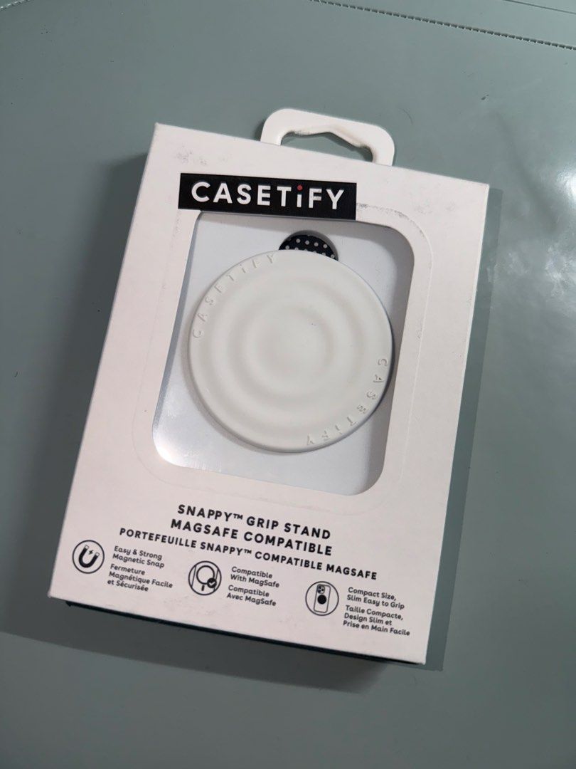 ORIGINAL CASETIFY SNAPPY RIPPLE GRIP STAND (Category: Cases & Sleeves) located in Pasig City. Submitted by ocampokevinryan (Listing ID 1470890950, Image 1). Description: FOR SALE: ORIGINAL CASETIFY SNAPPY RIPPLE GRIP STAND NO ISSUE ALMOST NEW! 1,200 ONLY MEET UP: SM MEGAMALL .