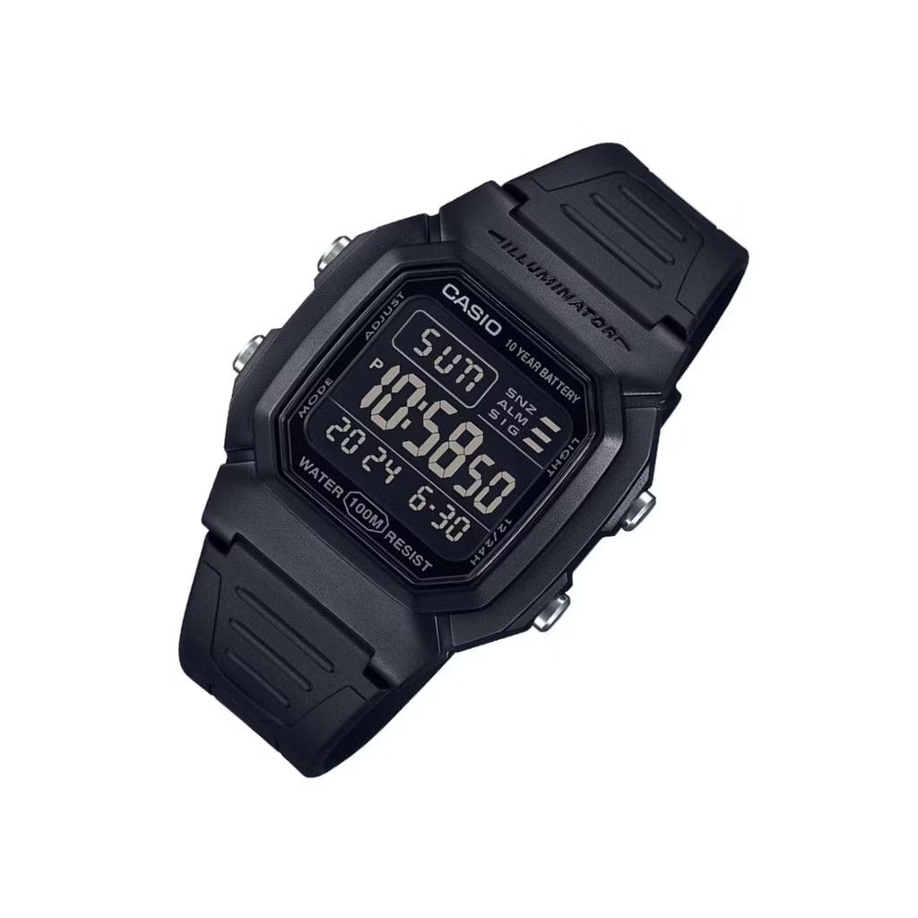 Original Casio W-800H-1B (Category: Men's Watches) located in Manila. Submitted by sir.chief1 (Listing ID 1470812020, Image 3). Description: Original Casio W-800H-1B Digital Rubber All Black 100M Water Resistant Good as brand new, 2x lng nasuot. With Box, Manual & Warranty. For Pick Up or meet up, test to sawa. Location: Gagalangin, Tondo or Welcome Rotonda..