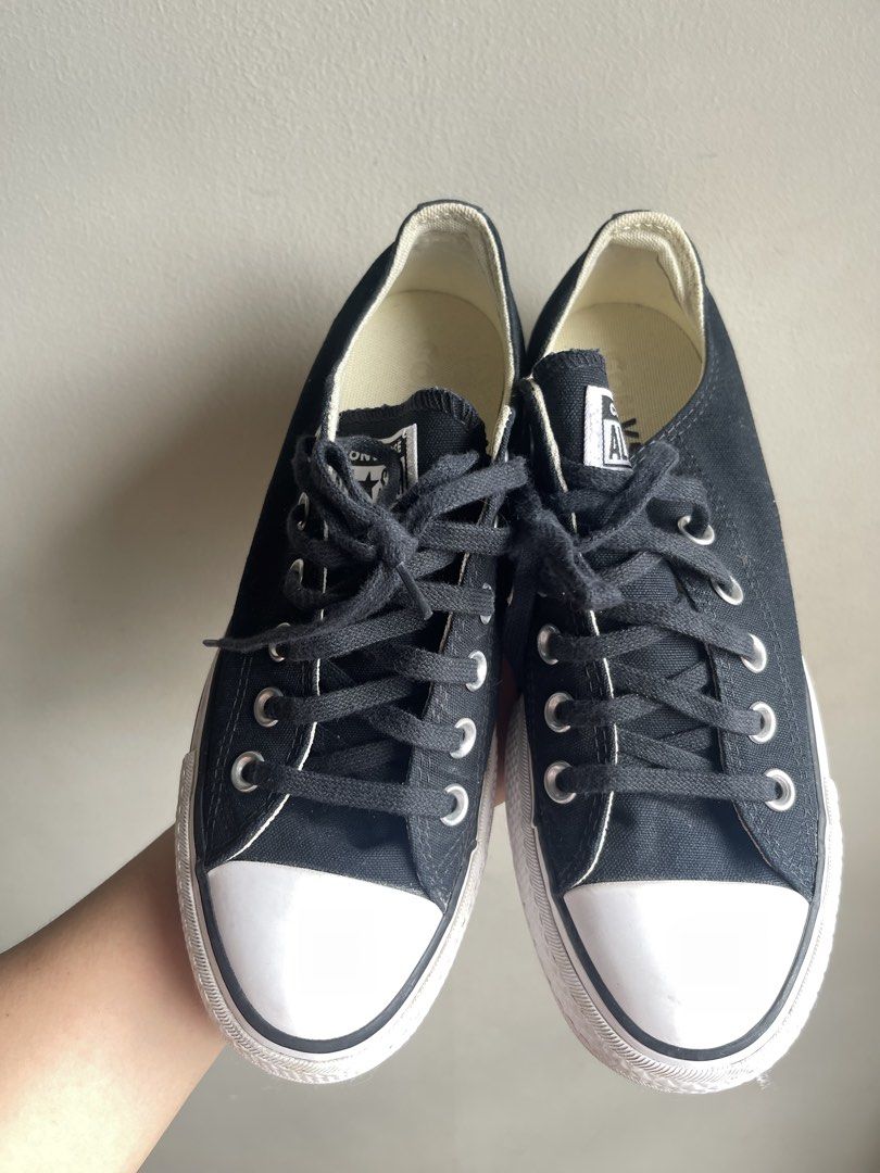Original Converse Platform Shoes (Category: Sneakers) located in Paranaque City. Submitted by peaches_and_mint (Listing ID 1470780646, Image 3). Description: All Star Converse Platform Shoes Personal Preloved Used seldomly Size US7 RFS: Decluttering .