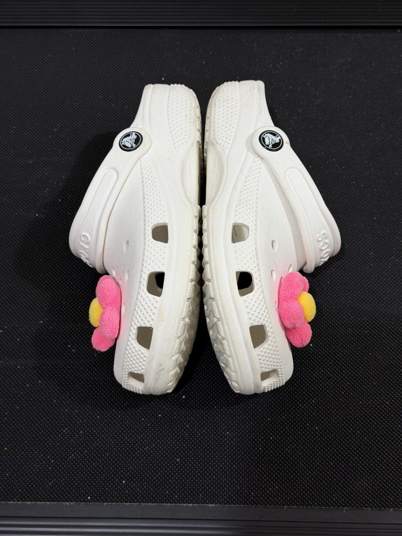 Original Crocs Clogs (Category: Babies & Kids Fashion) located in Manila. Submitted by sydney.syrose (Listing ID 1470751874, Image 3). Description: Original Crocs Clogs Store bought Size: J1 ₱600 only (bought @ 2,495) Free original Jibbitz (bought @ 495 each) Comes w/ orig dustbags Verygood used condition See photos for small scratches For sure buyers only. First to pay basis‼️ Mine now, pay now Payment first; can do COD via Lalamove (+50 charged