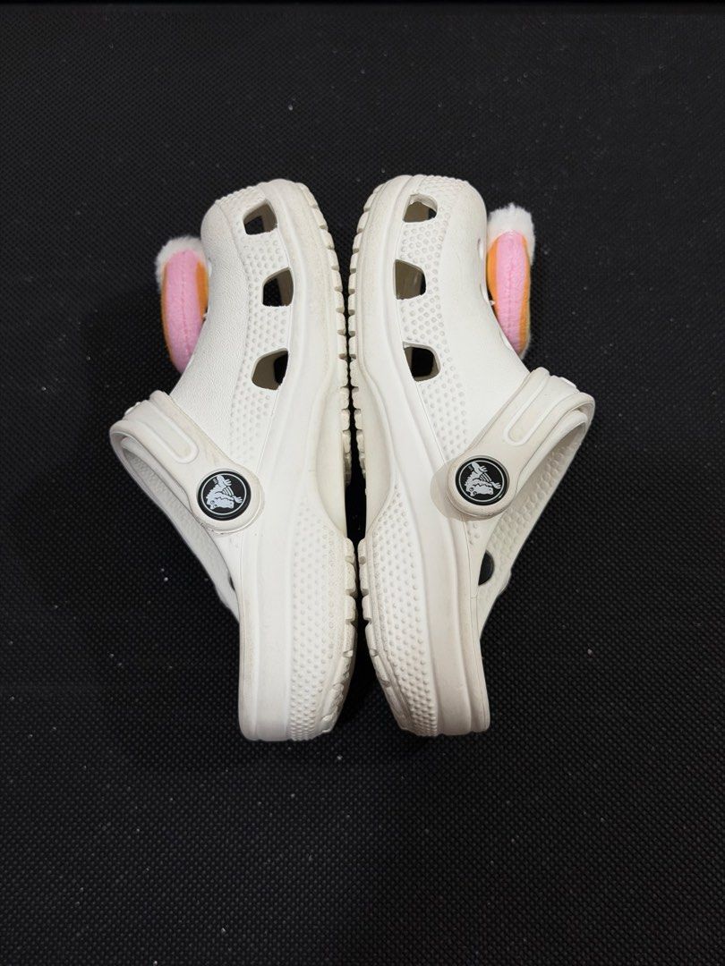 Original Crocs Clogs (Category: Babies & Kids Fashion) located in Manila. Submitted by sydney.syrose (Listing ID 1470754755, Image 2). Description: Original Crocs Clogs Store bought Size: c10 ₱600 only (bought @ 2,495) Free original Jibbitz (bought @ 495 each) Comes w/ orig dustbags Verygood used condition For sure buyers only. First to pay basis‼️ Mine now, pay now Payment first; can do COD via Lalamove (+50 charged by the App) Items are crosspo
