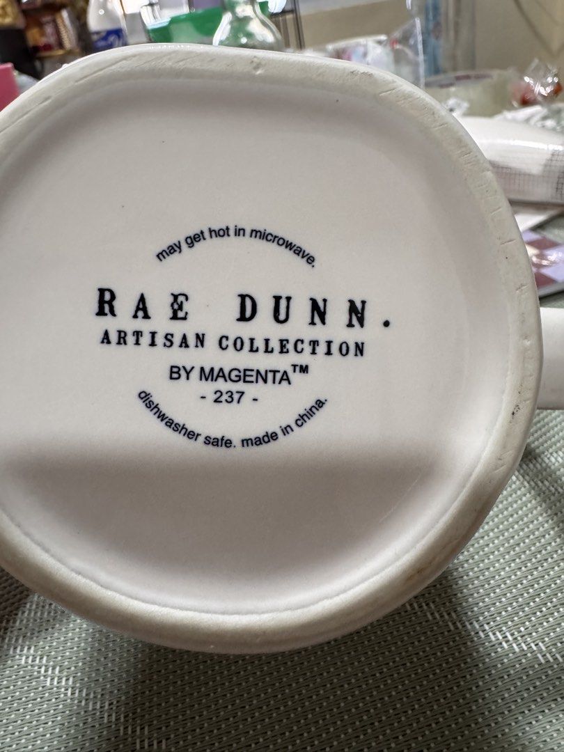 Original Rae Dunn mugs (Category: Coffee & Tea Tableware) located in Pasig City. Submitted by pawmom180 (Listing ID 1470744715, Image 2). Description: .