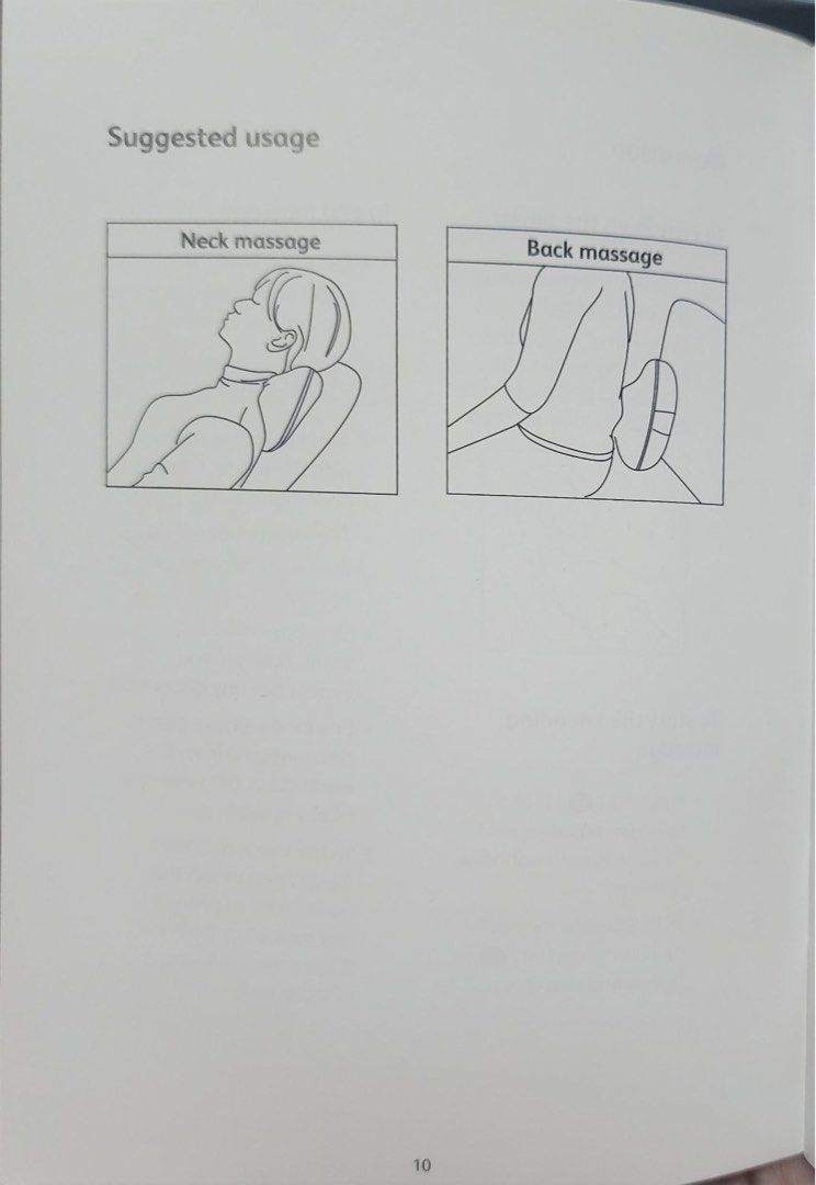 OSIM uCozy OS-102 Neck Massager (with heating function) (Category: Massage Devices) located in Taguig. Submitted by paulineest (Listing ID 1470930352, Image 3). Description: OSIM uCozy massage pillow, model OS-102. With heating function. Designed for neck and back massages. Includes the original operation manual and car lighter adaptor. Input voltage: 100-240V (auto voltage) Condition: 9.5/10.