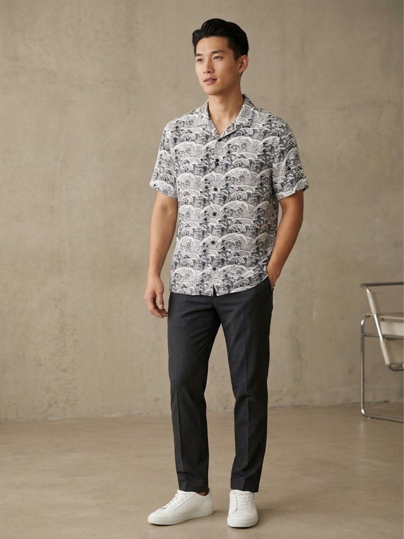 Pacsun buttonsdown polo (Category: Tshirts & Polo Shirts ) located in Manila. Submitted by brightcloud_25 (Listing ID 1470754382, Image 2). Description: Pacsun Buttonsdown polo Kanagawa wave Size large 21 x 27 Good as new 550 + sf.