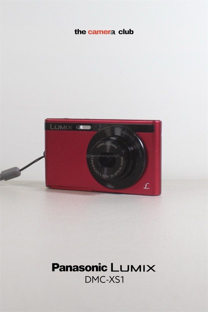 Panasonic Lumix DMC-XS1 16.0 MP Digital Camera (Category: Cameras) located in Tarlac. Submitted by thecouclub (Listing ID 1470848804, Image 1). Description: Panasonic Lumix DMC-XS1 16.0 MP Digital Camera (Red) ♡ ̆̈ CCD sensor ♡ ̆̈ built-in flash working ♡ ̆̈ HD movie mode (720p) ♡ ̆̈ MEGA optical image stabilization ♡ ̆̈ scene modes ♡ ̆̈ creative control ♡ ̆̈ panorama shot ♡ ̆̈ color mode ♡ ̆̈ red-eye removal ♡ ̆̈ 5x optical zoom ♡ ̆̈ 4x digital 