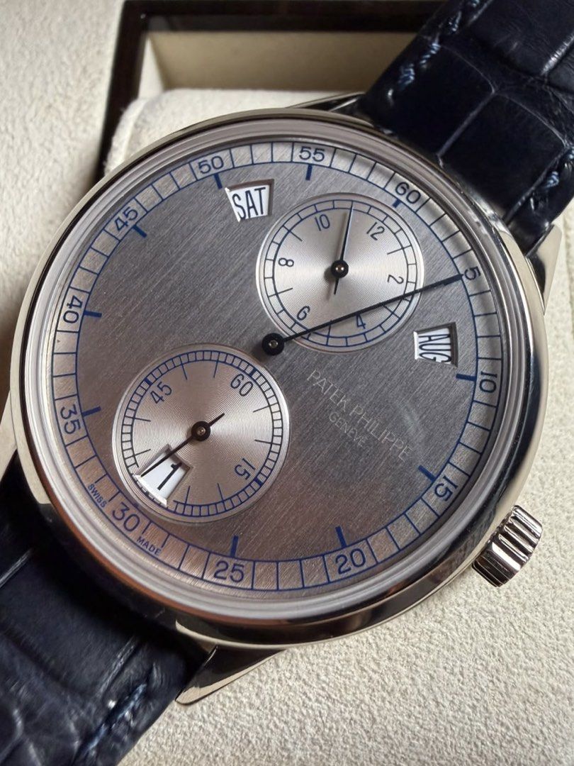 Patek Philippe Annual Calendar Regulator (Category: Luxury Watches) located in Bacoor. Submitted by yztrella (Listing ID 1470786958, Image 1). Description: Patek Philippe Annual Calendar Regulator Ref 5235g-001 Very good condition Watch & Box only Ig: @bezelph.
