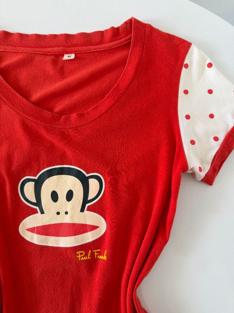 Paul Frank y2k shirt (Category: Shirts) located in Cabanatuan. Submitted by argarments.ph (Listing ID 1470837525, Image 3). Description: Tagged: Medium on tag Width 16" | Length 24.5" Condition: Good condition Issue(s): Minimal dirt stain. see photos.