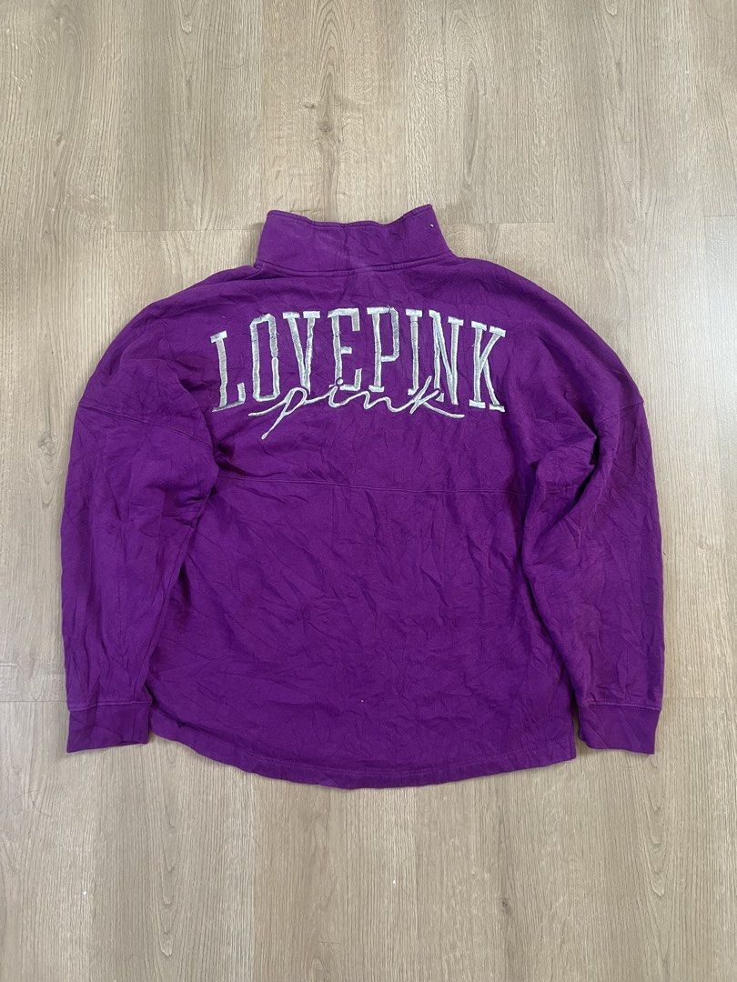 Pink Fleece Quarter-Zip Pullover (Category: Coats, Jackets and Outerwear) located in Angeles City. Submitted by mark.happenss (Listing ID 1470821226, Image 2). Description: PINK Campus Fleece Quarter-Zip Pullover Waist: 23 Length: 28.