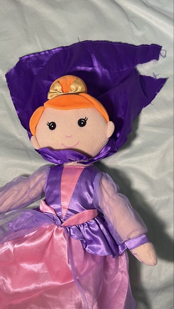 Pink Pony Plush Toy and Princess Doll Bundle (Category: Plushies & Soft Toys) located in Pasig City. Submitted by mommyskywalker (Listing ID 1470830589, Image 2). Description: - Set of 2 adorable plush toys sold together - Includes a large pink pony with huge embroidered eyes and bright pink mane - Includes a soft princess doll in a purple and pink dress with matching cape - Both items are freshly cleaned and made of super soft material - Perfect