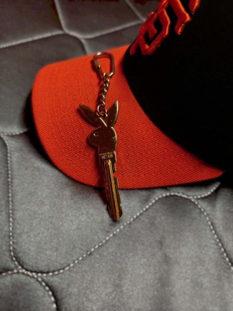 Playboy Keychain (Category: Other Accessories) located in Digos. Submitted by emmanuel28 (Listing ID 1470763940, Image 2). Description: vintage y2k Playboy Keychain authentic from Japan no tarnish just minimal marks or scratch Location: Davao del sur Buyer shoulders shipping fee.