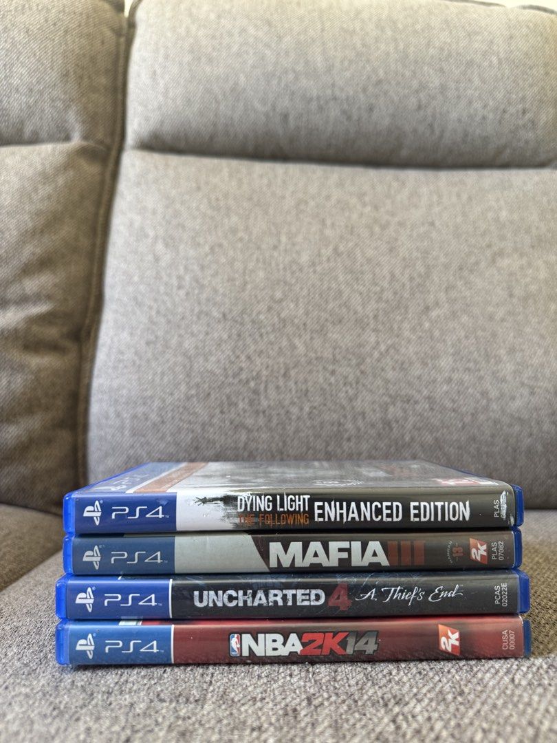 Playstation 4 (Category: PlayStation) located in Lipa City. Submitted by ckespp (Listing ID 1470801482, Image 2). Description: PS4 Phat 500GB (CUH 1006A) Version 14.00 2 Orig DS4 2k14 Uncharted 4 Mafia 3 Dying Light Meetup Nuvali | South Forbes Add SF for Shipping.