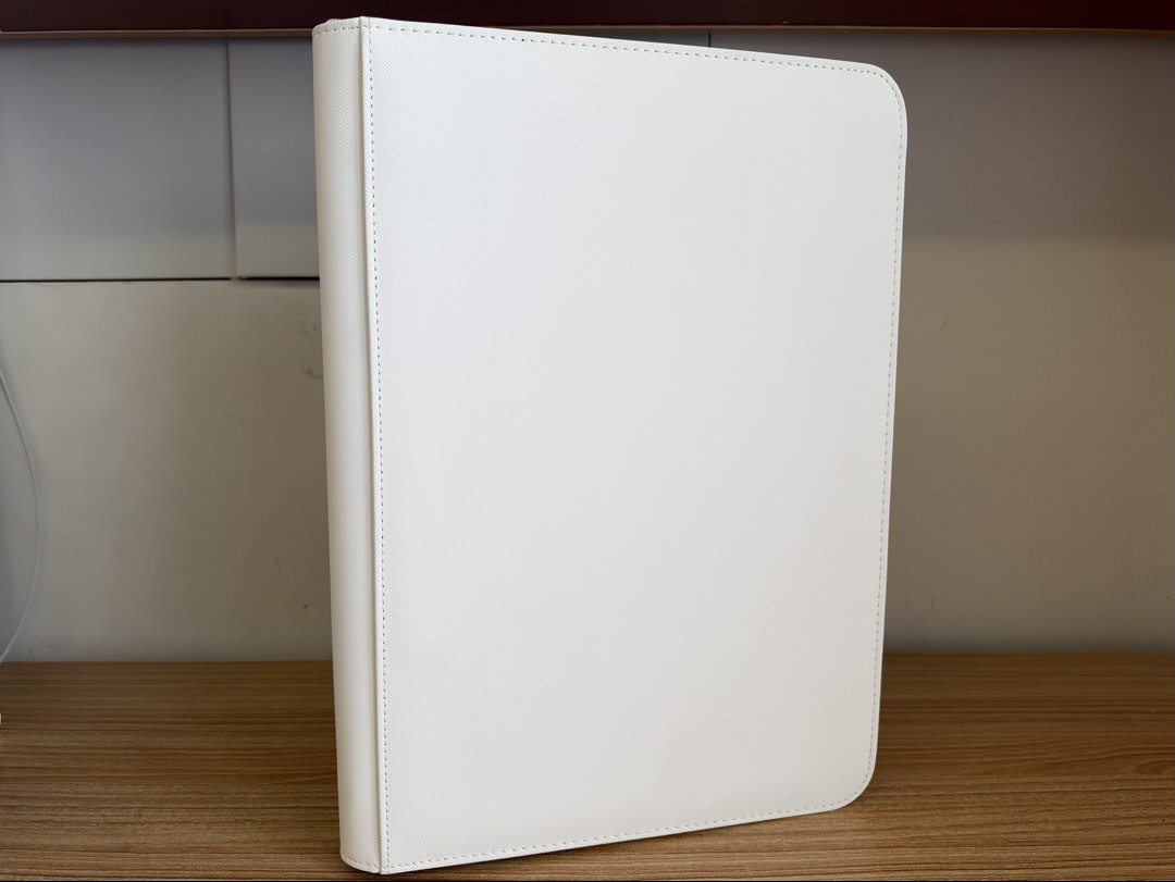 [PO] ALL WHITE 9 POCKET 360 CARD BINDER (POKEMON ONE PIECE TCG), Toys ...