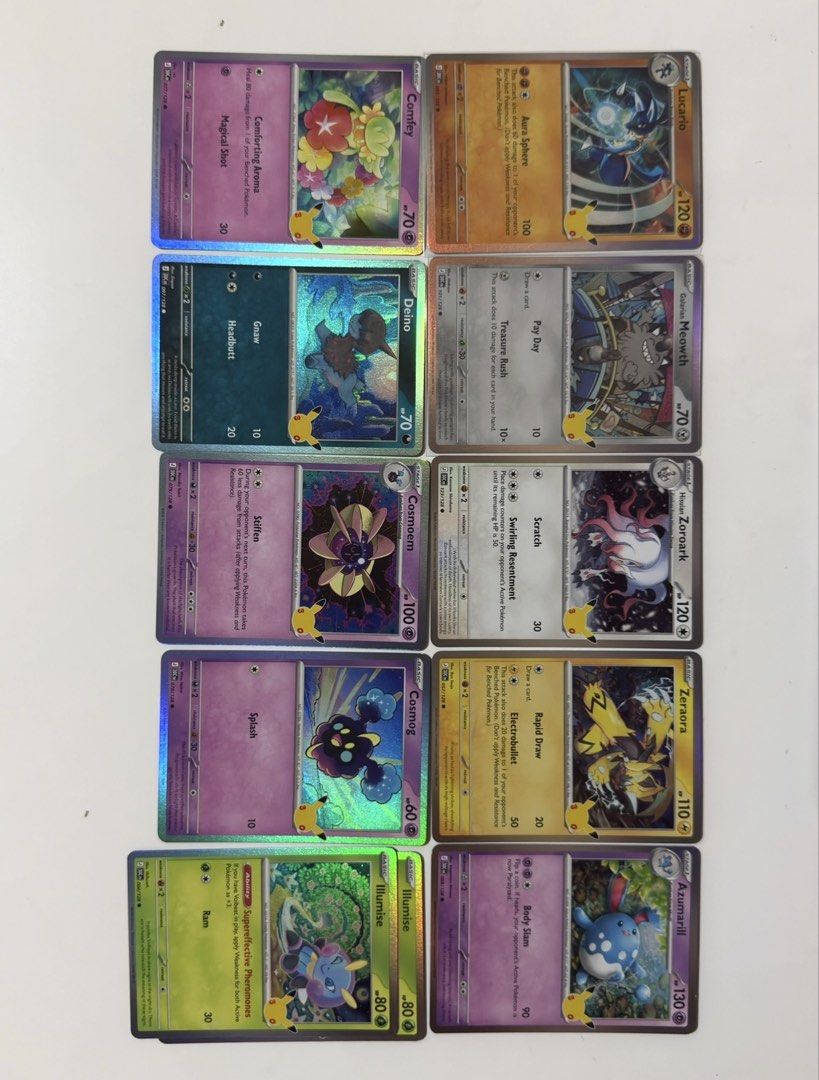 Pokemon 30th Anniversary (Category: Raw Singles) located in Manila. Submitted by aldrin26g (Listing ID 1470859325, Image 3). Description: All NM-Mint Condition 3.2k rush Free na po ang tin and promo card para may lalagyan and safe ang card pag shinip :) Loc: Pureza Manila (Available for meet-up).